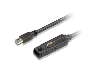 Extender ATEN UE3310-AT-G. Lungime cablu: 10 m. Conector 1: USB A, Conector 2: USB A, Versiune USB: USB 3.2 Gen 1 (3.1 Gen 1), Data minima de transfer a ratelor: 5 Gbit/s, Culoarea produsului: Negru