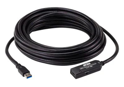 Extender ATEN UE331C-AT-G. Lungime cablu: 10 m. Conector 1: USB A, Conector 2: USB C, Versiune USB: USB 3.2 Gen 1 (3.1 Gen 1), Data minima de transfer a ratelor: 5 Gbit/s, Culoarea produsului: Negru