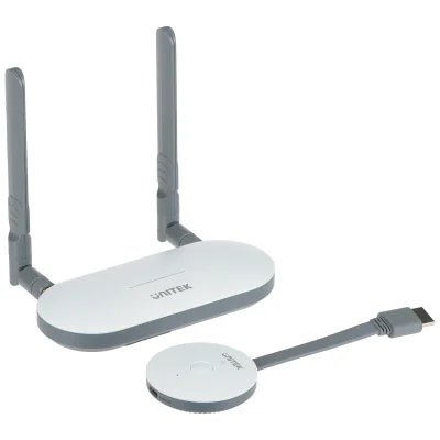 Extender HDMI fără fir UNITEK V1183A01, 2,4 GHz + 5 GHz, 1080p la 60 Hz, 50 m