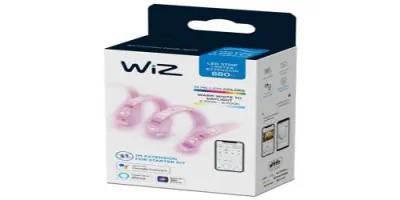 Extensie Banda LED RGB inteligenta WiZ, 11W, 12V, 880 lm, lumina albasicolor (2700-6500K), IP20, 1 metru