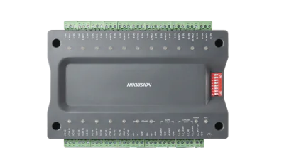 Extensie controler lift Hikvision DS-K2M0016A, 2 x interfata RS-485, 2 x intrari alarma, 16 x intrari de releu, 1 x buzzer, comunicare RS-485 cu Master controler, sistemul permite o configuratie pana la 8 extensii, alimentare: 12 VDC, dimensiuni: 167