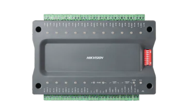 Extensie controler lift Hikvision DS-K2M0016A, 2 x interfata RS-485, 2 x intrari alarma, 16 x intrari de releu, 1 x buzzer, comunicare RS-485 cu Master controler, sistemul permite o configuratie pana la 8 extensii, alimentare: 12 VDC, dimensiuni: 167