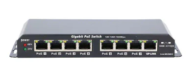 Extralink KRATOS  PoE Switch  7x Gigabit PoE 1x Uplink RJ45 Power Supply 24V 2.5A 60W