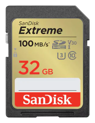 EXTREME 32GB SDHC MEMORY CARD/2-PACK 100MB/S 60MB/S UHS-I CLAS