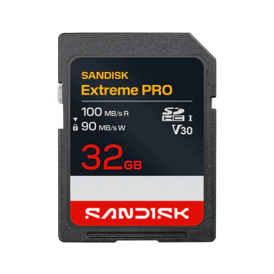 EXTREME PRO SD UHS-I 32GB SD/100MB/S(R) / 90MB/S(W)