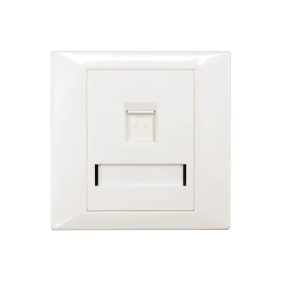 Faceplate Keystone RJ45,86x86, 1 port, EMTEX, "EMT-FP8686-1"