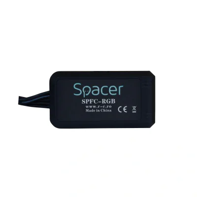 FAN HUB SPACER pt. maxim 5 ventilatoare ARGB cu 3 sau 4 pini, telecomanda pt. setat iluminarea RGB, alimentare S-ATA "SPFC-RGB"