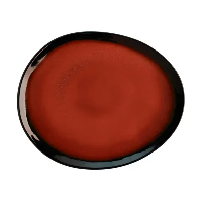 FARFURIE OVALA CERAMICA 28 CM, VULCANO, ART OF DINING BY HEINNER