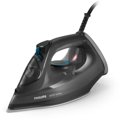 Philips 3000 series DST3041/80, Steam iron, Ceramic soleplate, 1.9 m, 200 g/min, Black, 40 g/min