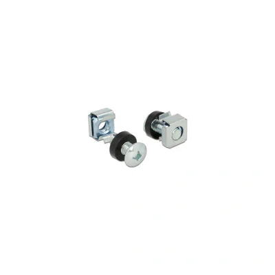 FIBRA optica Emtex- accesorii Set surub RACK, nichelat, punga 50 bucati - EMTEX "M6-50-EMT"