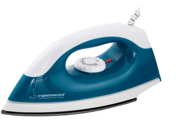 Fier de calcat Esperanza Smoother EHI001 compact ideal pentru calatorie 1200W Alb/Albastru "EHI001"