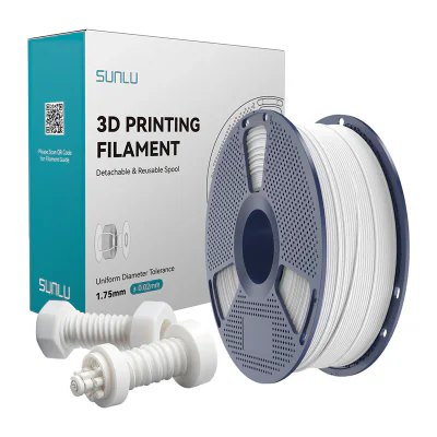 Filament ABS de mare viteză Sunlu (alb)