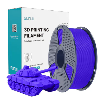 Filament albastru de mare viteză Sunlu PLA+