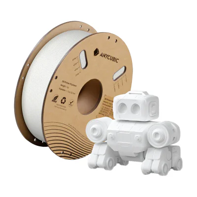 Filament de mare viteză PLA Anycubic 1 KG (Alb)