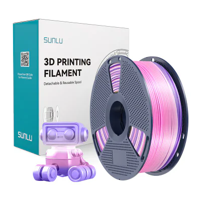 Filament de mătase Sunlu PLA+ (Rainbow) 03