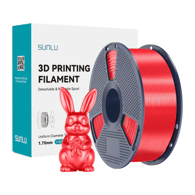 Filament de mătase Sunlu PLA+ (roșu)