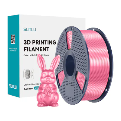 Filament de mătase Sunlu PLA+ (roz)