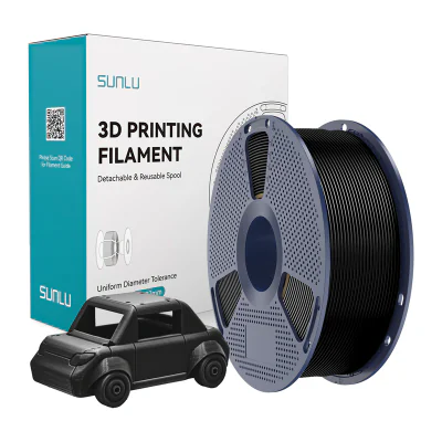 Filament PETG cu acoperire (negru)