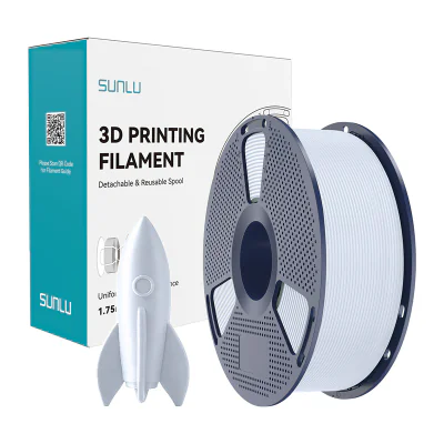 Filament PLA de mare viteză Sunlu – Alb