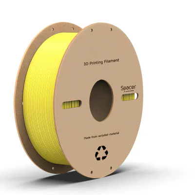 FILAMENT Spacer pt. imprimanta 3D - PLA, 1.75mm diamentru, 1Kg / bobina, aprox. 330m, topire 195-235 grC, silver, "SPPF-3DP-PLA1.75-01-SL"