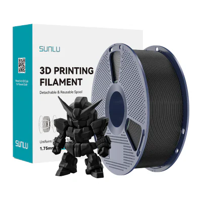 Filament Sunlu PLA+ 2.0 (negru)