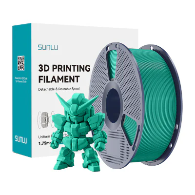 Filament Sunlu PLA+ 2.0, verde iarbă