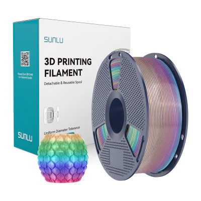 Filament Sunlu PLA transparent (Rainbow) 04