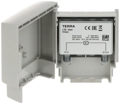 Filtru LTE SIGNAL TF-001, bandă de lucru 5-1000 MHz, bandă de oprire 694-1000 MHz