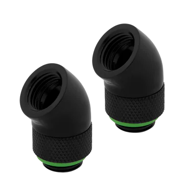 FITTING adaptor CORSAIR, filet G1/4", fitting angled rotary 45°, black, "CX-9055002-WW"