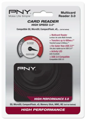 FLASH CARD READER HIGH PERF/HIGH SPEED 3.0 .IN