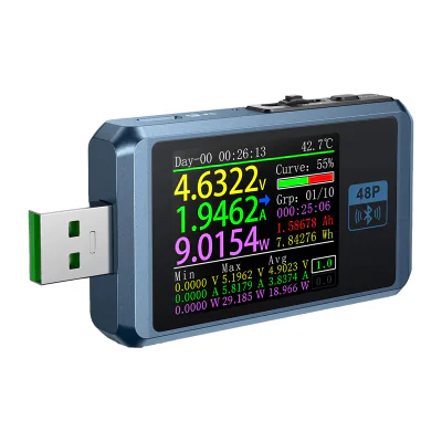 FNIRSI FNB48P BT Tester port USB cu Bluetooth