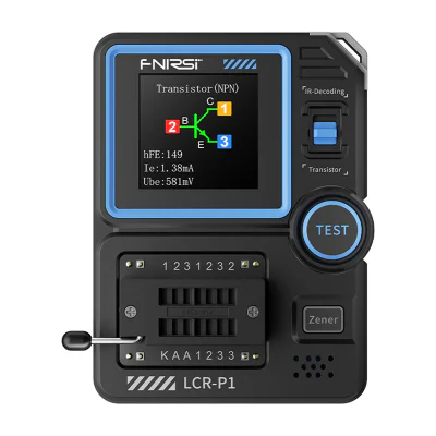 FNIRSI LCR-P1 tester multifuncțional de condensatoare și tranzistoare