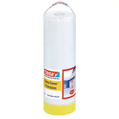 Folie de protecție cu bandă adezivă TESA EASY-COVER-PRECISION/17X2600, 17 m, lățime 19 mm