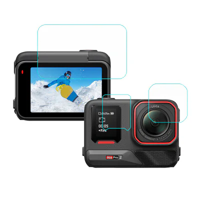 Folie de protecție Puluz 3 în 1 pentru Insta 360 Ace Pro 2