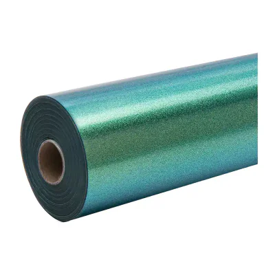 Folie de transfer termic HTVRONT Chameleon, 30,5 cm x 90 cm (auriu-verde)