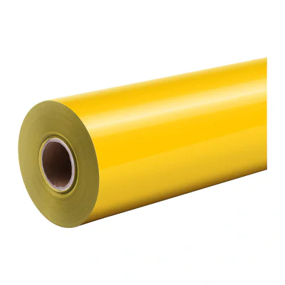 Folie de transfer termic HTVRONT Pure, 30,5 cm x 1,8 m (galben)