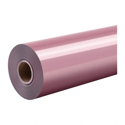 Folie de transfer termic HTVRONT Pure, 30,5 cm x 1,8 m (roz-auriu)