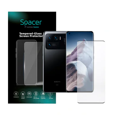 FOLIE STICLA Spacer pentru Xiaomi Mi 11 Ultra 5G, grosime 0.3mm, acoperire totala ecran, strat special anti-ulei si anti-amprenta, Tempered Glass "SPPG-XI-MI-11U5G-TG"