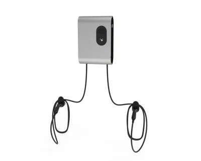 FOXESS EV Charger AC 2*22kW, 5M Cable, Bluetooth/WIFI/RFID/OCPP1.6J/LAN, TypeA RCD+MID meter, 4G sim slot, PLC modul, IP55