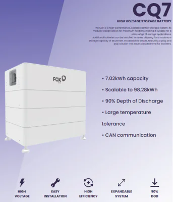 FoxESS High Voltage Battery Module CQ7-S-80 , 7kWh