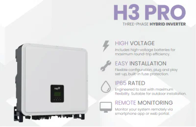 FoxESS Hybrid Inverter 3-Phase H3 Pro 15.0 , 15kW