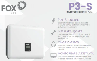 FoxESS Hybrid Inverter 3-Phase P3-6.0-SH , 6kW