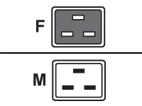 FUJITSU Power cord 16A IEC320 C19->C20