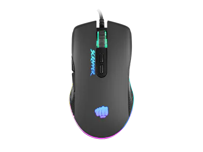 FURY Scrapper. Form factor: Ambidextrous. Movement detection technology: Optical, Device interface: USB Type-A, Movement resolution:  6400 DPI, Buttons type: Pressed buttons, Buttons quantity: 7, Scroll type: Wheel, Acceleration (max): 22 G. Illumina