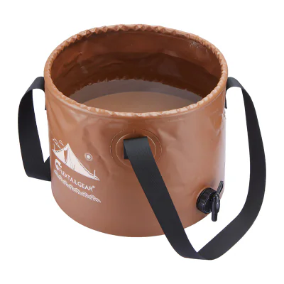 Găleată pliabilă Flextail Flex Bucket de 20 l (maro)