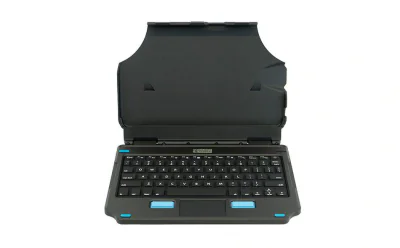 Zebra 3PTY-GJ-7160-1789-01, QWERTY, UK English, Zebra, ET40/45, Black, Wired
