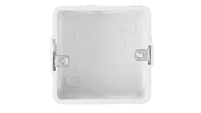 Gang Box Hikvision, DS-KAB86; Convenient design available for indoorstation wall mounting; Made of the insulating material.
