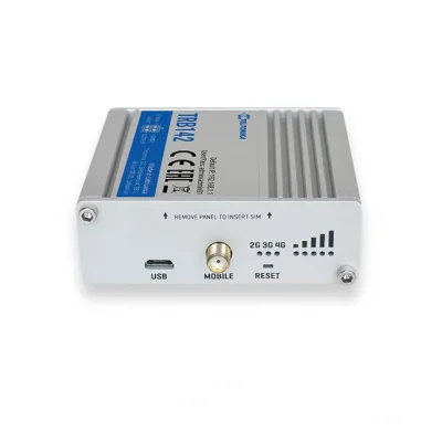 GATEWAY LTE Teltonika "TRB142", 4G (LTE) Cat 1 viteza max. 10 Mbps, 3G 384 kbps, 2G 236.8 kbps, "TRB142003000 "
