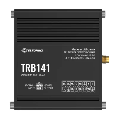 Gateway TELTONIKA TRB141, 4G LTE Cat 1, DIN rail