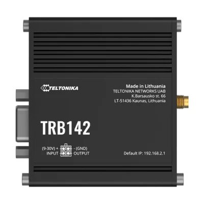 Gateway TELTONIKA TRB142, 4G LTE Cat 1, DIN rail, RS232